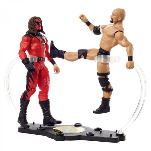 WWE Championship Showdown Series 7 Stone Cold Steve Austin vs Kane Action Figure 2-Pack
