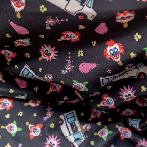 Killer Klowns From Outer Space Padded Pin Trading Tent Crossbody Bag with Bag Charm