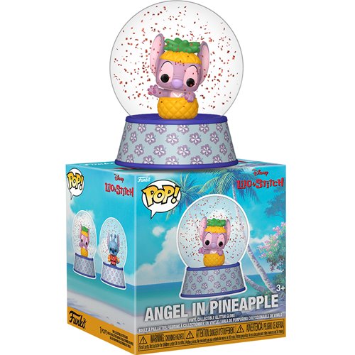Lilo & Stitch Mini Glitter Globe Display Case of 12
