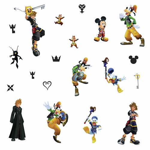 Kingdom Hearts Peel and Stick Wall Decals