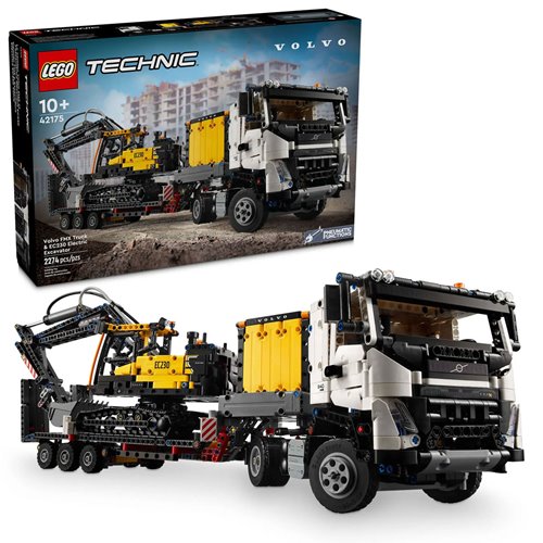 LEGO Technic 42175 Volvo FMX Truck and EC230 Electric Excavator
