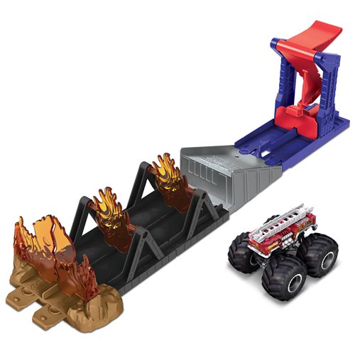 Hot Wheels Monster Trucks Playset 2021 Mix 1 Case of 3