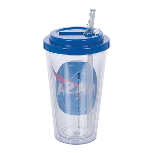 NASA 16 oz. Flip-Straw Acrylic Cup