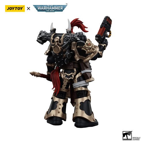 Joy Toy Warhammer 40,000 Chaos Space Marines Black Legion Chosen Power Axe 1:18 Scale Action Figure