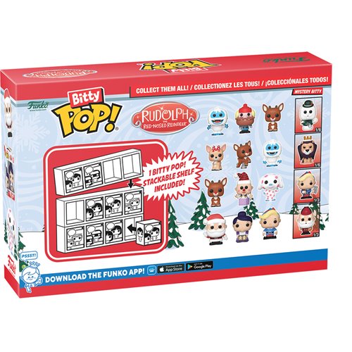 Rudolph the Red-Nosed Reindeer Bumble Funko Bitty Pop! Mini-Figure 4-Pack