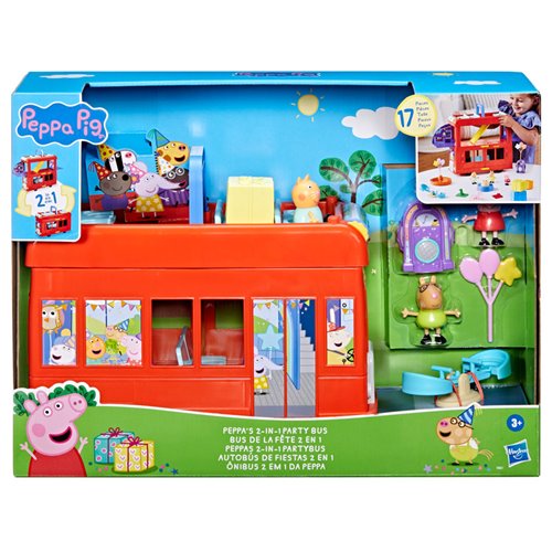 Peppa Pig 2-in-1 Party Bus Playset