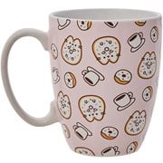 Pusheen the Cat Donuts and Coffee Mug