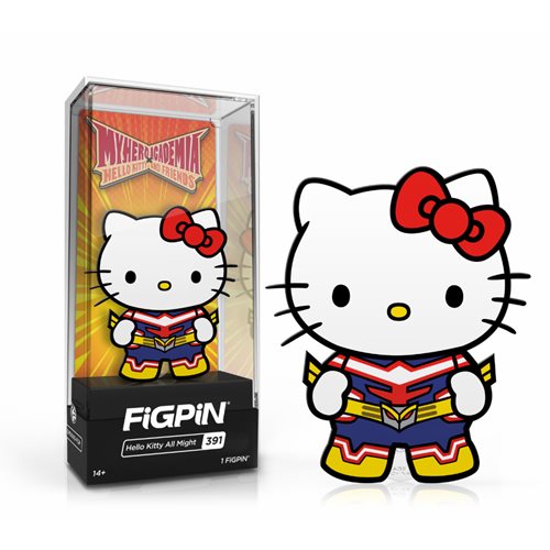My Hero Academia x Sanrio Hello Kitty All Might FiGPiN Classic Pin