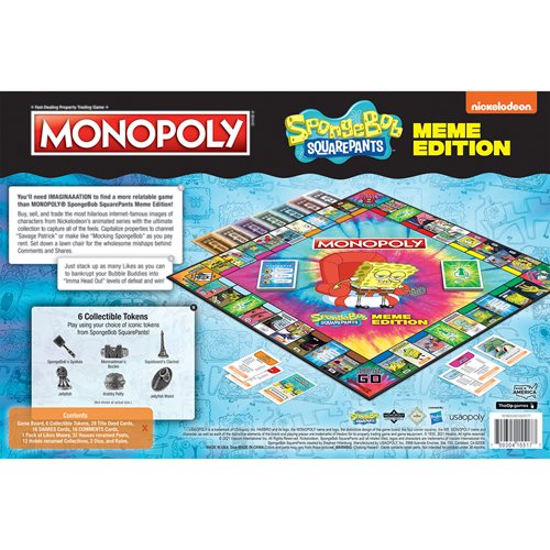 SpongeBob SquarePants Meme Edition Monopoly Game