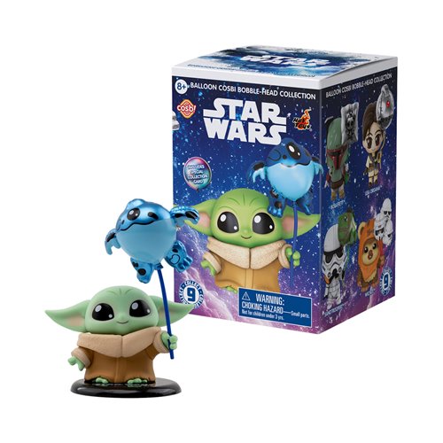 Star Wars Balloon Cosbi Bobble-Head Collection Blind-Box Mini-Figure Case of 8