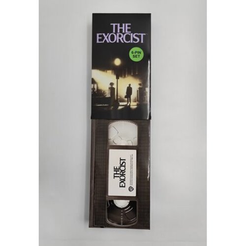 The Exorcist Enamel Pin VHS 6-Piece Set