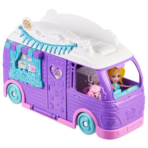 Polly Pocket Glamping Camper Van Playset