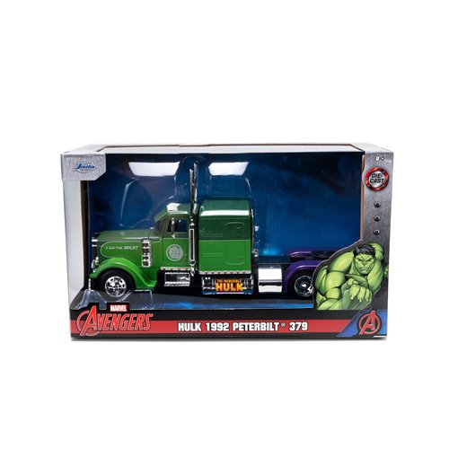 Hulk 1992 Peterbuilt 379 Big Rig 1:24 Scale Die-Cast Metal Vehicle