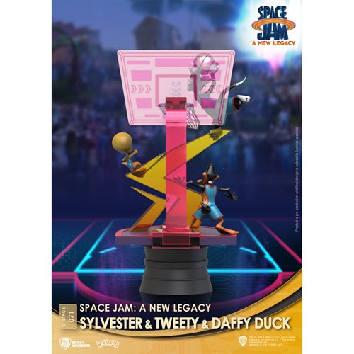Space Jam: A New Legacy Sylvester and Tweety and Daffy Duck DS-071 D-Stage 6-Inch Statue