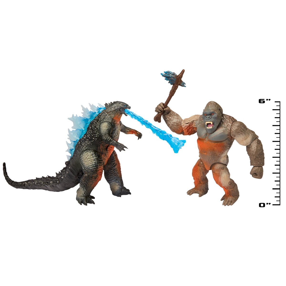 MonsterVerse Godzilla vs. Kong Hollow Earth Monster Wave 2 Action Figure  Case