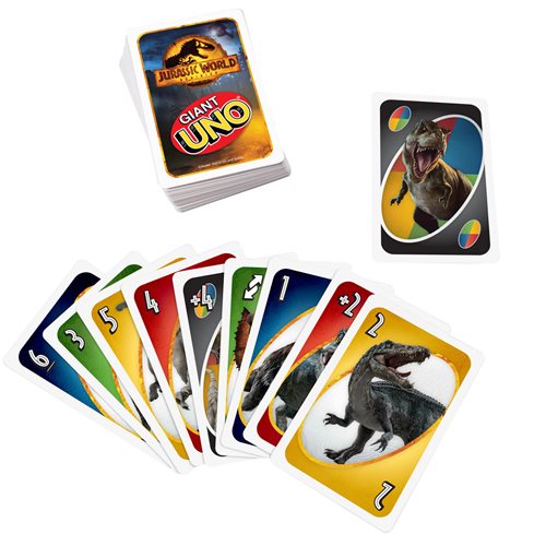 Jurassic World 3: Dominion Giant UNO Card Game