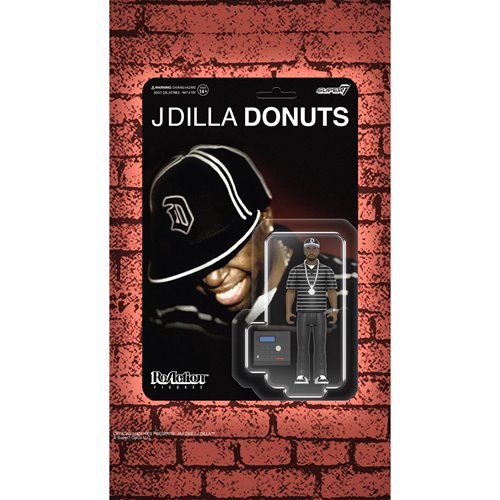 J Dilla (Donuts Smile Album Cover) 3 3/4-Inch ReAction Figure