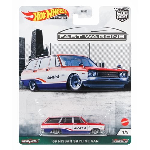 Hot Wheels Car Culture Fast Wagons Mix 2 Vehicle Case of 10