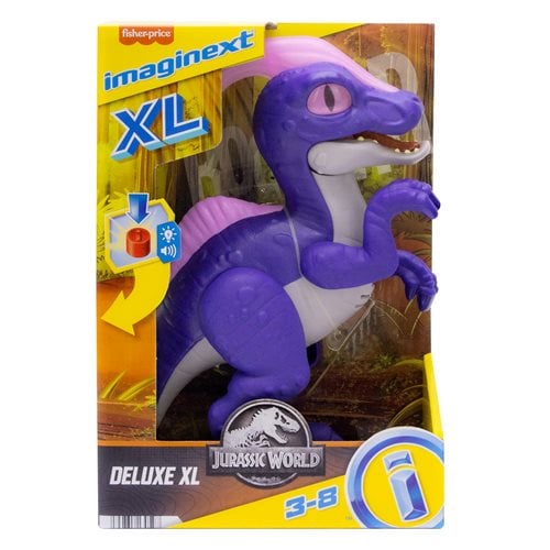 Jurassic World Imaginext Deluxe XL Parasaurlophus Dinosaur Action Figure