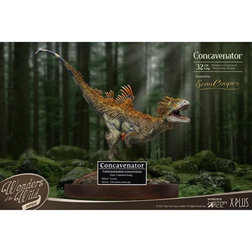 Wonder Wild Series Concavenator Dinosaur Polyresin Statue