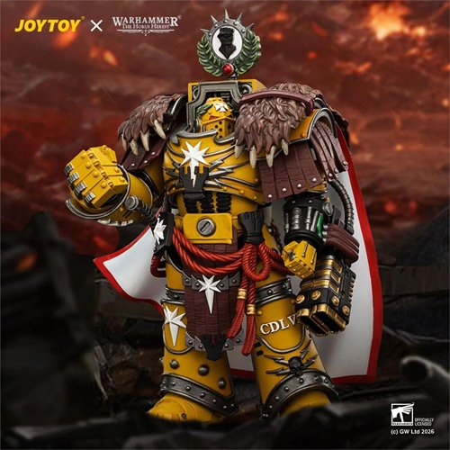 Joy Toy Warhammer The Horus Heresy Imperial Fists Lord Castellan Evander Garrius 1:18 Scale Action F