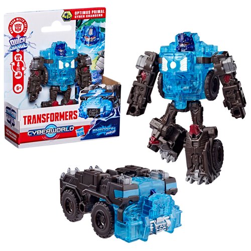 Transformers Cyberworld Optimus Primal Cyber Changers Energon Surge