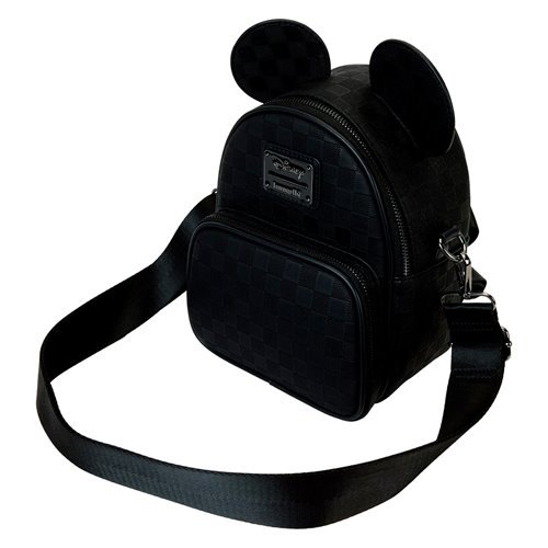 Disney Mickey Ear Checkerboard Convertible Crossbody