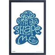 Mr. Potato Head I'm in Love with the Shape of Me Framed Art Print