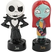 The Nightmare Before Christmas Jack and Sally Sculpted Salt and Pepper Shaker Set