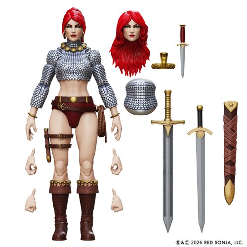 Red Sonja: Immortal Red Sonja 1:12 Scale Epic H.A.C.K.S. 6-Inch Action Figure