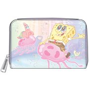 SpongeBob SquarePants Pastel Jellyfishing Zip-Around Wallet