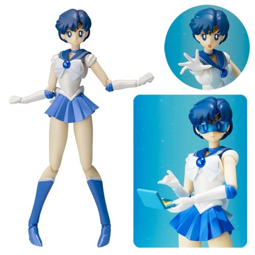 Bandai Tamashii Nations S.H Figuarts Sailor Mercury Sailor Moon Action Figure for sale online