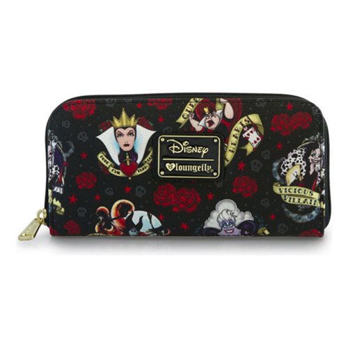 Loungefly Disney Villains Purse, Faux leather,New