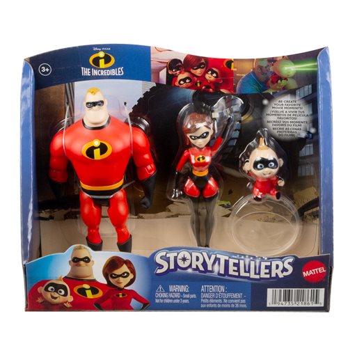 The Incredibles Storytellers Action Figure 3-Pack