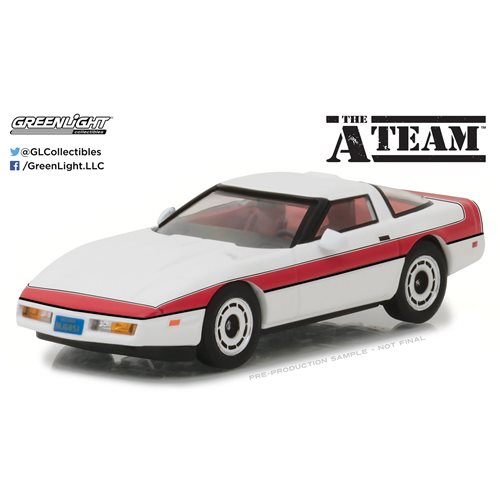The A-Team (TV Series) 1:43 Scale 1984 Chevrolet Corvette C4