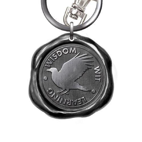Harry Potter Ravenclaw Seal Stamp Pewter Key Chain