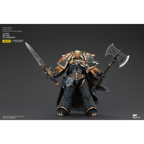 Joy Toy Warhammer The Horus Heresy Space Wolves Leman Russ Primarch of the VIth Legion 1:18 Scale Ac