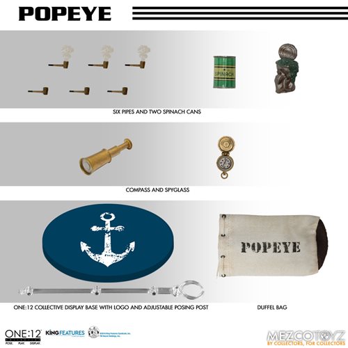 Popeye One:12 Collective Action Figure - ReRun