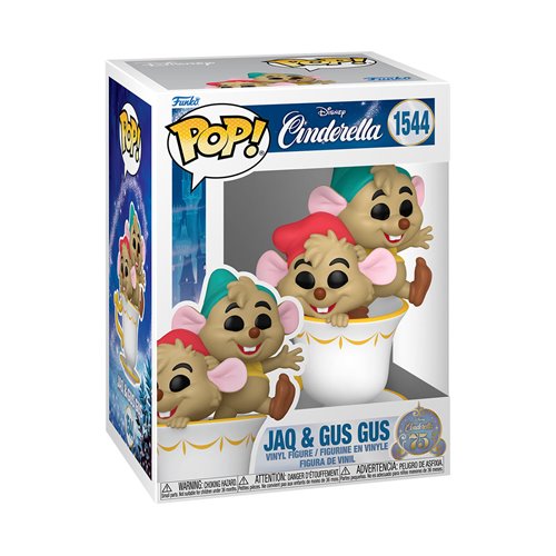Cinderella 75th Anniversary Jack and Gus Gus in Cup Funko Pop! Vinyl Figure