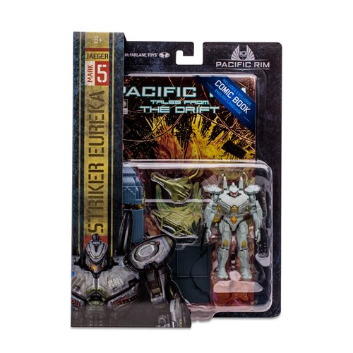 Pacific Rim Jaeger Wave 1 4-Inch Scale Action Figure with Comic Book Case of 8