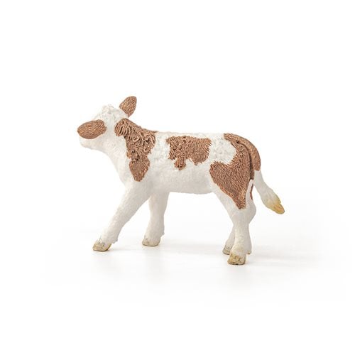 Farm World Simmental Calf Collectible Figure