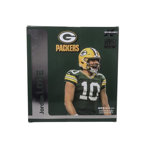 NFL SportsPicks 2024 Wave 1 Green Bay Packers Jordan Love 7-Inch Scale Posed Figure Case of 6