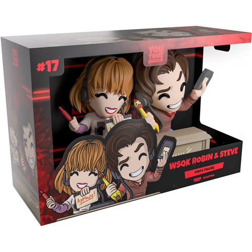 Stranger Things Collection WSQK Robin & Steve Vinyl Figure #17