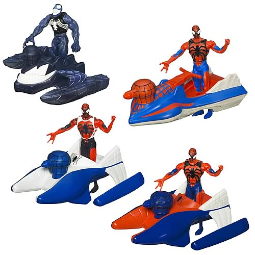 Spider-Man Web Splashers Action Figures Wave 2 Set