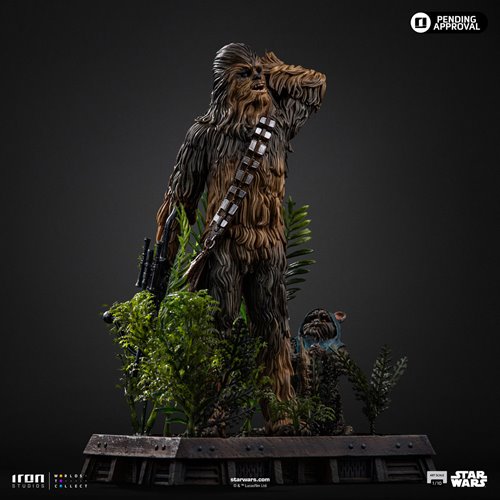 Star Wars: Return of the Jedi Chewbacca and Tokkat 1:10 Art Scale Limited Edition Statue
