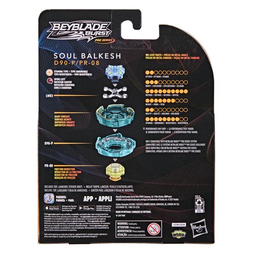 Beyblade Burst Pro Series Soul Balkesh Spinning Top Starter Pack