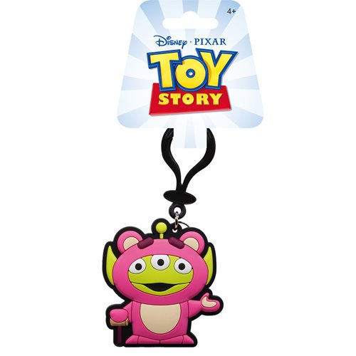 Toy Story Alien Remix Lotso Bear PVC Soft Touch Bag Clip
