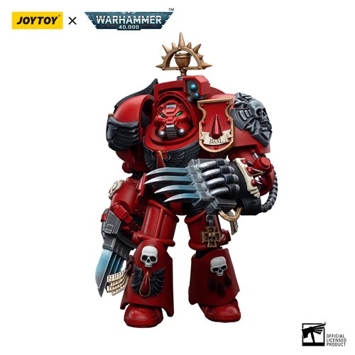 Joy Toy Warhammer 40,000 Blood Angels Assault Terminators Brother Tyborel 1:18 Scale Action Figure