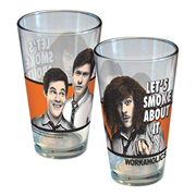 Workaholics Let's Smoke About It Pint Glass
