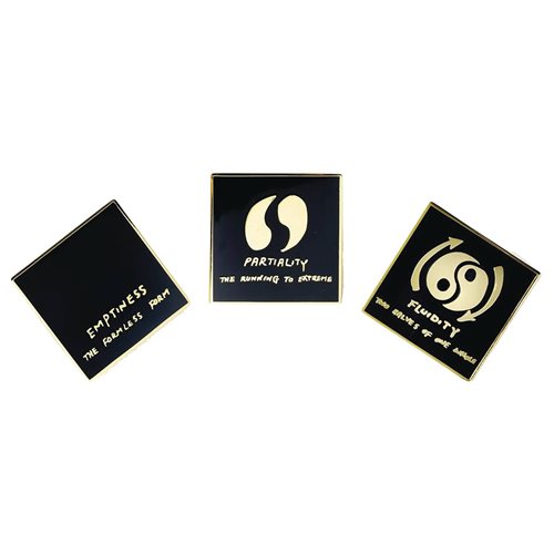 Bruce Lee The Three Stages of Cultivation Enamel Pin Set of 3